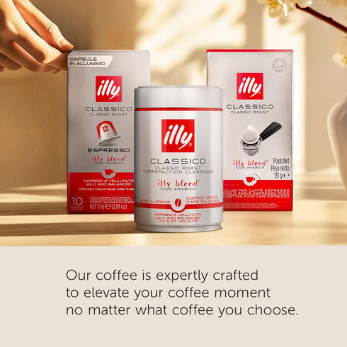 100% 32 Count, 1 Pack illy Coffee K Cup, Pods for Keurig Machines, Intenso Dark Roast, Arabica, Premium Italian Coffee