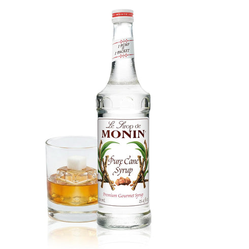 Monin - Pure Cane Syrup, Pure and Sweet, Great for Coffee, Tea,