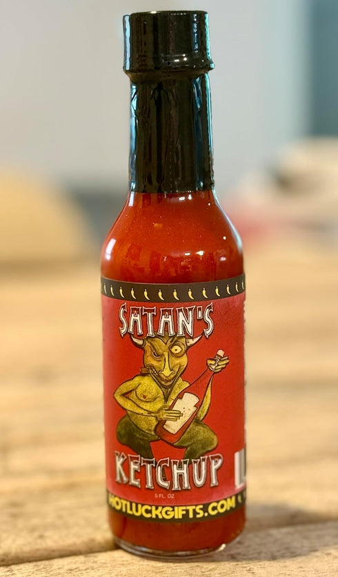 Satan's Ketchup Carolina Reaper Mango Hot Sauce - Medium Heat, Versatile Sauce, Goes Great