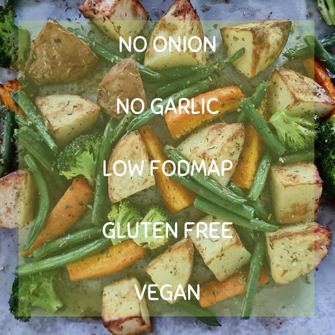 5 Foddies Low FODMAP Spice Bundle Spice Blends, Taco Curry Cajun Moroccan Mixed Herb, No Onion No Garlic, IBS Friendly