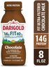 14g 40% 8oz 18 Pack DARIGOLD FIT - Ultra-Filtered, Low Fat, Lactose Free Chocolate Milk - Protein, Less Sugar