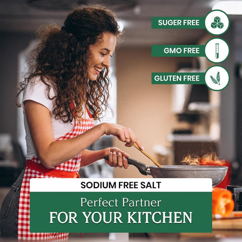100% (1 (Pack 2) Pacific Pelican Iodized Salt Substitute | Sodium Free Salt | Fine Grain, Pure Rock Salt, Natural