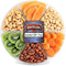Gourmet Salted Nuts & Dried Fruit Assortment Gift Tray 6-Pt by It's