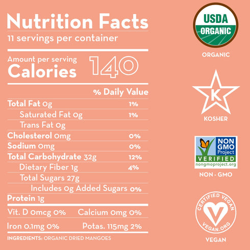 1 Sunny Fruit Soft Organic Dried Mangoes - Pound Bulk Bag | No Preservatives, No Sugar Added | Healthy, Naturally Sweet