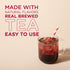 1:1 32 Oz SPLENDA Premium Hibiscus Tea Concentrate, Zero Sugar, Gluten Free, Real Brewed Tea, Fl