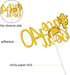 Taco Bout 40 Birthday Cake Topper - Glitter Fiesta 40th Birthday Party Decoration Supplies