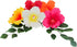 5 Count Global Sugar Art Tropical Hibiscus Sugar Flowers for Cakes Large Gumpaste Hawaiian Cake Toppers, Assorted