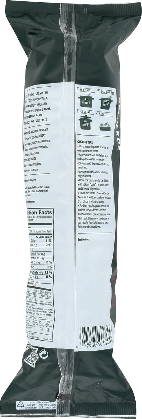 Delverde 8.8 , Pasta Spinach Tagliatelle Nest, Ounce