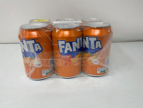 Fanta 6-Pack 6 330 ml European Orange Soda of Cans x