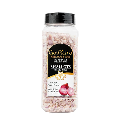 GranAroma Freeze Dried Shallots, Savory Flavor, Sauces & Soups, Versatile Ingredient (3.84