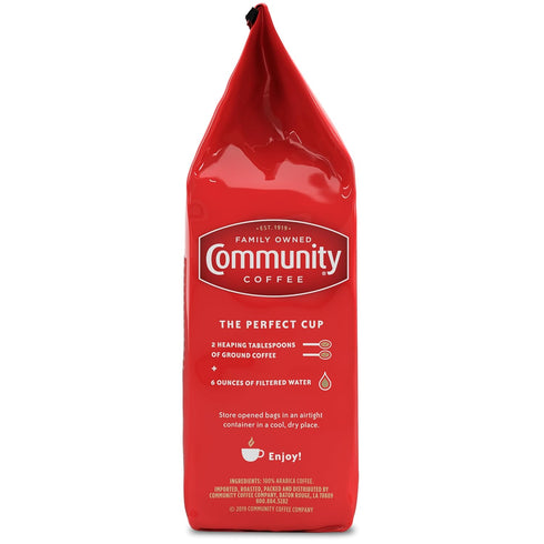 Community 12 oz (Pack 1) Coffee Breakfast Blend Whole Bean Coffee, Medium Roast, Bag