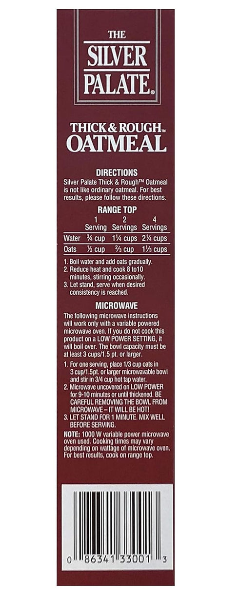 Silver Palate 14-Ounce (Pack 4) The Oatmeal, Thick & Rough, Box