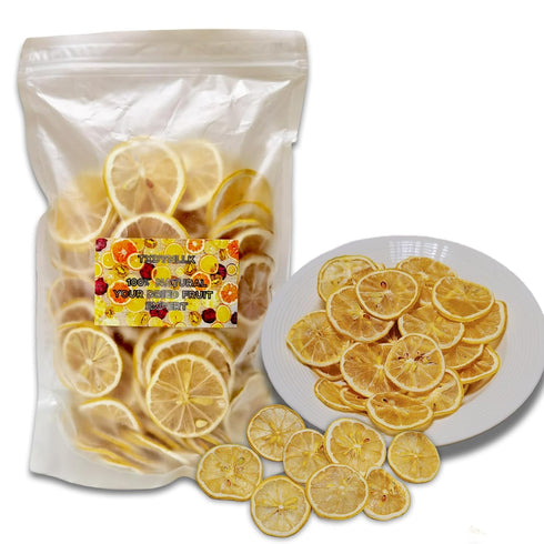 TXDYNLLK Dried Lemon Slices - Perfect for Fruit Tea, Cocktails, and Baking