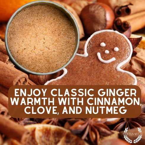 GLP-1 #91 Gingerbread Cane Sugar | Gourmet Replacement For Plain Processed Sugar | Artisanal Infused Sugar | All