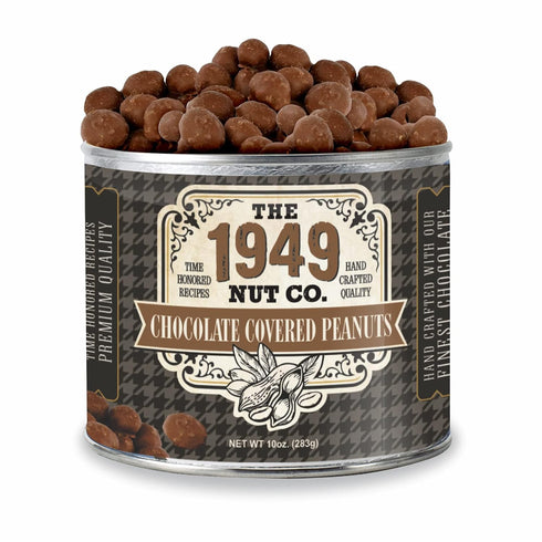 The 1949 Nut Co. Chocolate Covered Virginia Style Peanuts | Oil Roasted Fried with a Unique