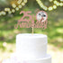 Sumerk 25th Anniversary Cake Topper, 13PCS Rose Gold Glitter Decorations Set for Wedding Celebration Party