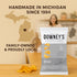 (8oz, 3-Pack) Downeys Potato Chips, No Salt Kettle-Cooked Potato Chips, Handcrafted Snack, Small-Batch, Light