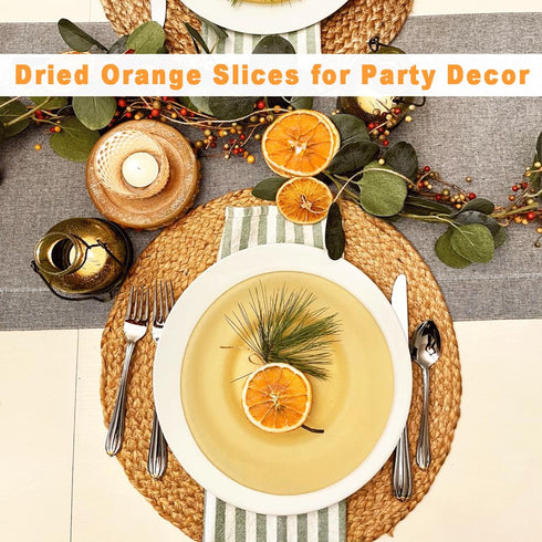 3.52oz/100g Mkostlich Dried Orange Slices, Dehydrated Orange Slices, Natural Dried Oranges for Cocktails/Christmas