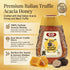8.8 oz (250 Alma Gourmet Italian Acacia Truffle Honey Acacia Honey With Real Black Truffle Slices Imported From Italy