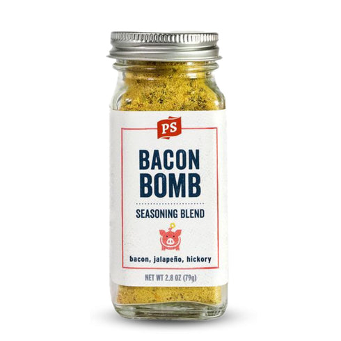 PS Seasoning Bacon Bomb - Jalapeno Hickory Seasoning, All Purpose Bacon Seasoning for Steaks, Pork, Chicken, Beef,