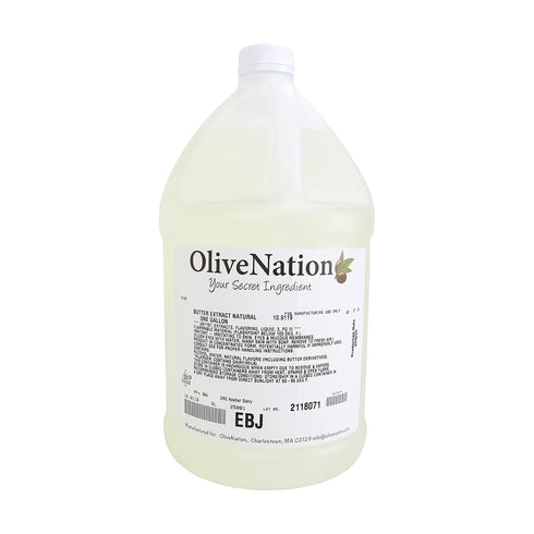 32 oz Butter Flavoring Extract, OliveNation Butter Extract - PG Free, Natural, Sugar Free, Non-GMO, Gluten Free, Kosher