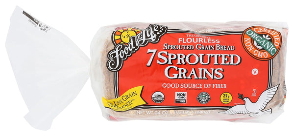 FOOD FOR LIFE Organic 7 Sprouted Whole Grain Bread, 24 OZ