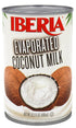 13.5 Oz (Pack 12) Iberia Lactose Free Evaporated Coconut Milk, Fl