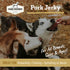 100% 3.5 oz 1 Pack Farm Hounds - Pork Jerky - Premium Natural Jerky for Dogs - Humanely Raised Pork - Break-to-Size