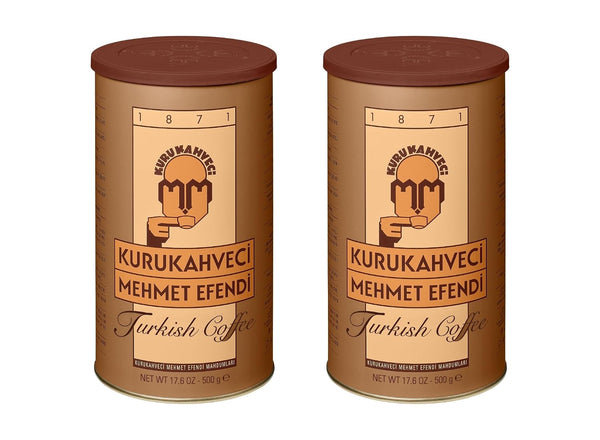KURUKAHVECI MEHMET EFENDI Turkish Coffee, 100% Arabica, Finely Roasted Ground Coffee for