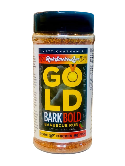 Rub Smoke Love Gold Bark Bold BBQ Rub - Chipotle and Jalapeo