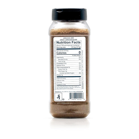 18 oz Spiceology - Jamaican Jerk Smoky Caribbean Rub - BBQ Rubs, Spice Blends and Seasonings - Use On: Seafood, Beef