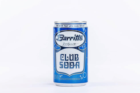 7.5 oz 24 Pack, 0 0 Barritt's Mixers - Club Soda, Non-Alcoholic Soda Cocktail Mixer, fl Cans, Mini, Calories, Sugar