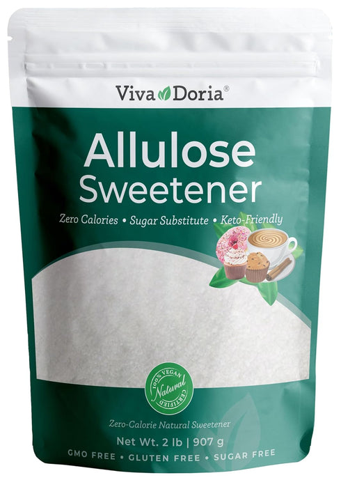 Viva Doria Allulose Sweetener, 2 lb (907g) | Zero Calorie Sugar Substitute