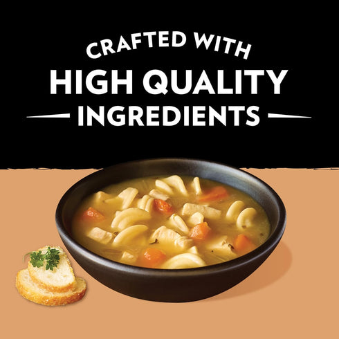Campbell's Slow Kettle 15.5 oz. Style Roasted Chicken Noodle Soup with White Meat Chicken, Tub