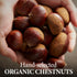 2.11 oz Packs (5 Pack, 10.58 oz) Wang Organic Roasted Chestnuts, Soft & Ready to Eat, Shelled, No Sugar Added, Low