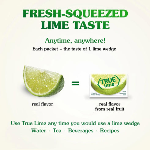 500ct (Pack 1) 0 Packets Packets True Lime of - Water Enhancer - Bulk Dispenser - Calorie Drink Mix For Water - Sugar