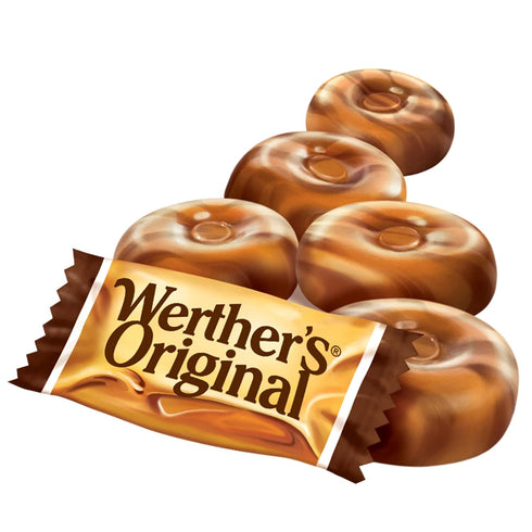 Werther's Original 5.5 (Pack 12) Caramel Coffee Hard Candy, Individually Wrapped Candy, Ounce
