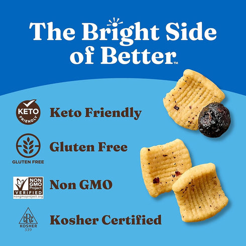24 oz Catalina Crunch Protein Cereal Blueberry Muffin Keto, Gluten Free, No Added Sugar, High Protein Big Family Size