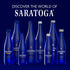 24 Pack, 16 Oz Saratoga Spring Water, Fl | Still Water | Recycled PET Plastic | Bottled