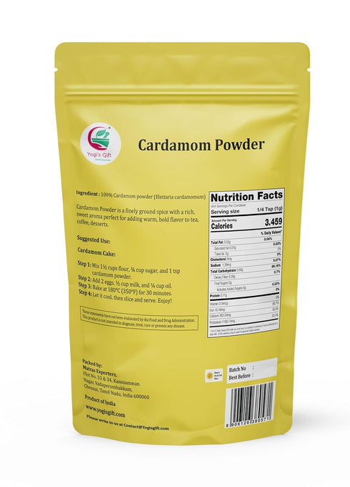 1 LB (16 oz) Ground Cardamom Powder Aromatic & Premium Quality | Perfect for Baking, Coffee, Tea & Curries | aka