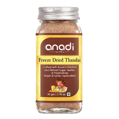 Anadi Sutra Freeze Dried Thandai Powder 50g | Traditional Indian Thandai Drink