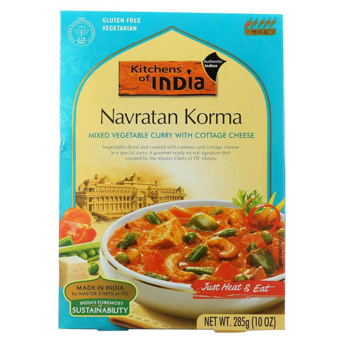 Kitchens Of India Navratan Korma Mixed Vegetable Curry With Cottage Cheese 10