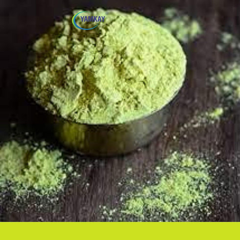 (300 Yamkay Organic Green Gram Split With Skin Moong Dal GM)