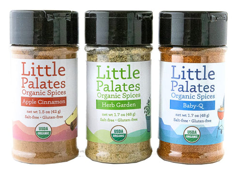 Little Palates - Organic Spices for Little Cooks (3 bottle set)