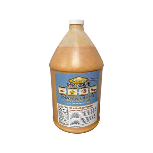 Martys Jackpot Spicy Garlic & Lemon Toss It All Sauce - Delicious