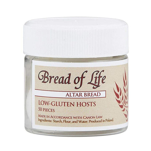 Communion, 50 Count Needzo Altar Bread for Catholic Mass Low Gluten Host Wafers