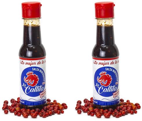 3 pack 4x4 5 oz. ( ) La Callita Salsa, La Callita Seafood Sauce La Original by Lencho and Marisquero from Guasave