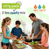 ~2 lb 227g Creative Pea Beef-Style Mix | Makes from | Shelf-Stable Vegan Protein | Just Add Water & Oil | Easy Burgers