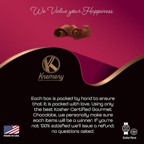 (12 KREMERY Creamy Chocolate Cravings - Easter Chocolate Covered Sandwich Cookies & Cream Gift Basket with Candied