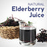 PassionBio 101.4 Oz Packaging Organic Elderberry Juice Box Fl | Pure Fruit Juice, Not From Concentrate | Organic